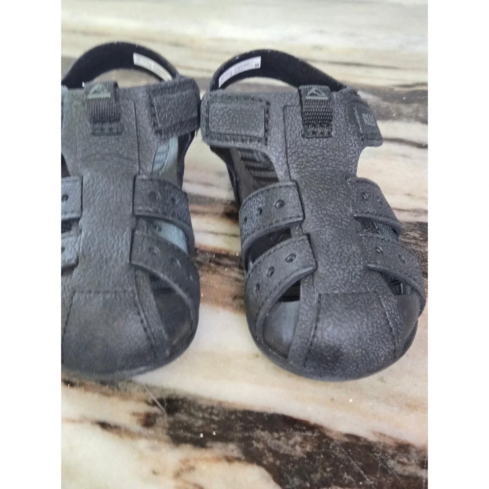 Reef Little Water Beachy‎ Kids Sandals Black Fisherman H2O Proof Size 8 45